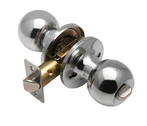 Ручка-защелка Vrata 3Ш-03, шар, фикс, хром