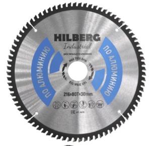 Диск пильный по алюминию Hilberg Industrial 216*30*80Т