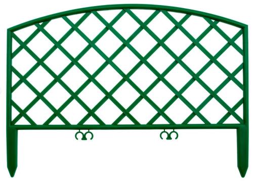 Забор декоративный  PALISAD "Сетка" зеленый  24х320 см, 