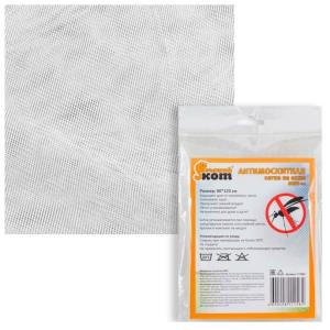 Сетка противомоскитная Рыжий Кот MWN-01 на окно, 80х120см.