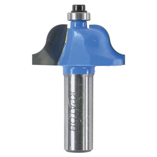 Фреза кромочная калевочная с подшипником Кратон Ø38,2х18,2 мм R6,3 мм, хв.12 мм