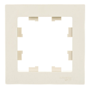 Рамка AtlasDesign 1-постовая, БЕЖЕВЫЙ SE 