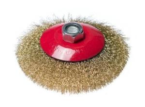 Щетка-крацовка для УШМ, РемоКолор/Hobbi, чашечная, 115мм, М14