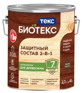 Антисептик ТЕКС Биотекс Универсал, лесной каштан, 2,7л