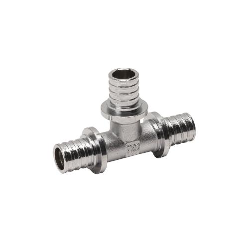 Тройник аксиальный I-TECH 20x20x20, латунь хром