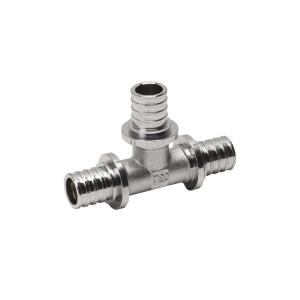 Тройник аксиальный I-TECH 20x20x20, латунь хром