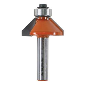 Фреза кромочная конусная с подшипником Кратон PROFESSIONAL 30,2х13,0 мм (45º), хв.8 мм