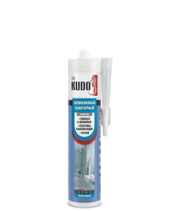 Герметик сил KUDO санитарный б/цв 280мл
