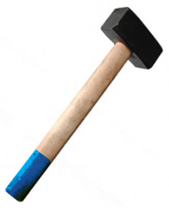 Кувалда кованая, дер ручка, 6кг