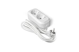 Удлинитель Универсал Е-302, 2гн., 2м, ПВС, 3х1