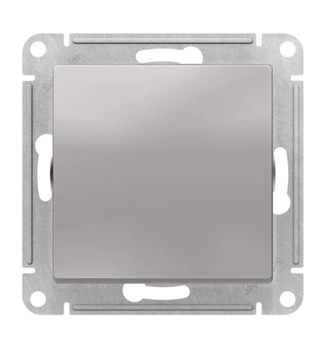 Выключатель AtlasDesign 1 кл, 10АХ, механизм, АЛЮМИНИЙ, SE