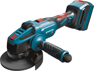 Машина шлифовальная угловая аккумуляторная бесщеточная КРАТОН AGB18DC-125-OFA SET (АКБ 4,0А•ч; ЗУ)