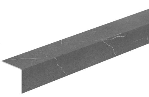 Угол ПВХ 20х20х2,7м мрамор темно-серый
