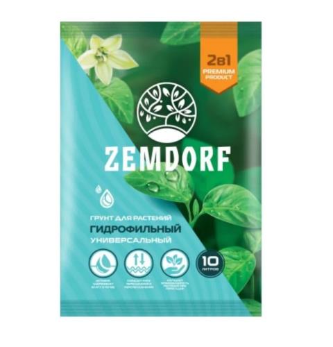 Грунт ZEMDORF, гидрофильный универсальный 10 л. 