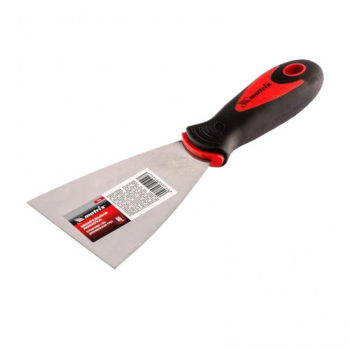 Лопатка MATRIX шпательна, 2-комп. ручка, из нержавеющей стали, 80 мм