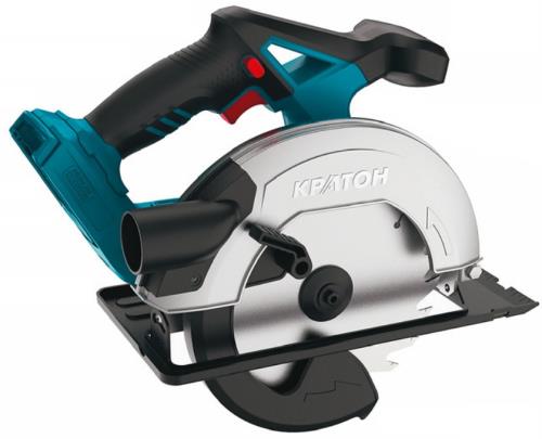 Пила циркулярная аккумуляторная КРАТОН “Pro Series” BCSC18-185 (АКБ 2x4,0А·ч; ЗУ + кейс)