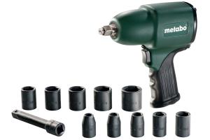 Гайковерт пневматический Metabo DSSW 360 Set 1/2 , 10 головок, кейс