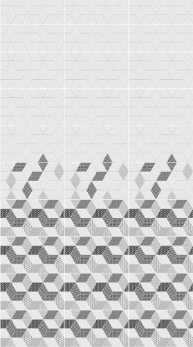 Панель ПВХ пластик Discovery цифровая печать (Геометрия. Матовый лак. 1комп=2шт  2700х250х7мм)