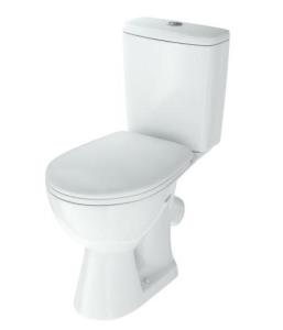 Унитаз-компакт ROSA СТИЛЬ  с сиденьем (косой выпуск, низж. подвод)