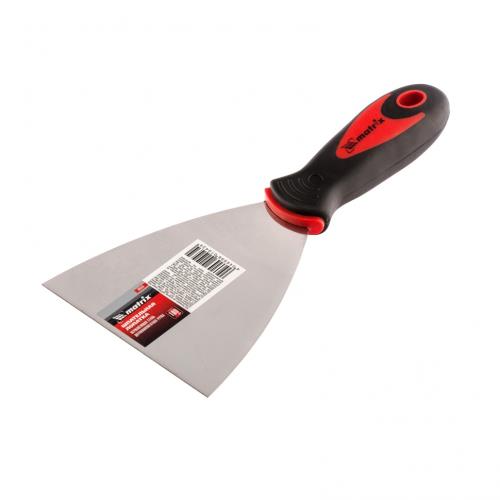 Лопатка MATRIX шпательна, 2-комп. ручка, из нержавеющей стали, 100 мм