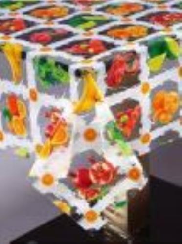 Клеенка MIRAGE прозрачная с печатью (H055)  1,37*25м 