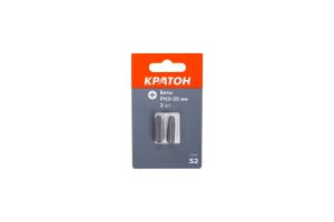 Бит Кратон РН3 х 25 мм, сталь S2, 2шт