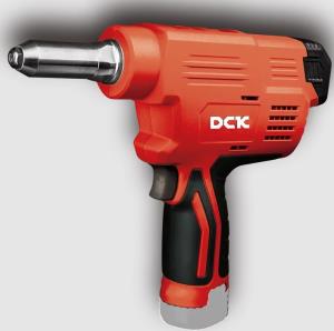Заклепочник ручной аккум. DCK KDPM50, 10.8в, 10000Н, 2,4-5мм. без Акб и З/У
