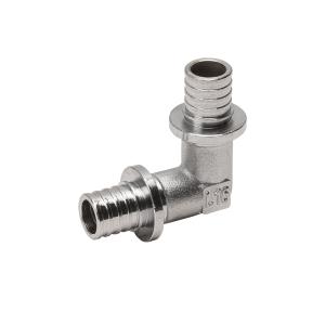 Угольник аксиальный I-TECH 16x16, латунь хром