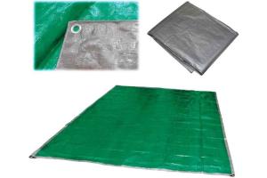 Тент Ecos T-6х6 универсальный,с люверсами, 6х6м, 60г/м2