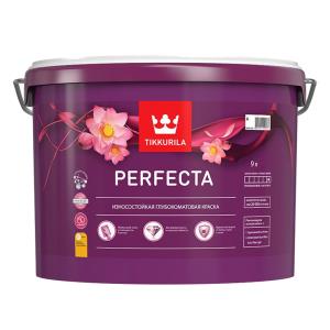 Краска ВД TIKKURILA PERFECTA, глубоко матовая, база А, 9 л