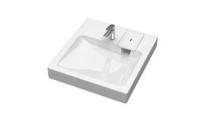 Раковина на стиральную машину Marrbaxx Марго 500х546х88 кронштейн+сифон, V058D001