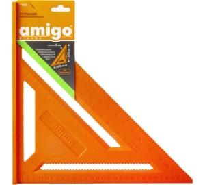 Угольник Amigo, разметочный, тип Свенсона, 300 мм