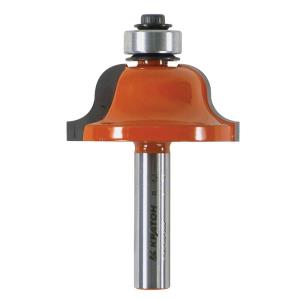 Фреза кромочная калевочная с подшипником Кратон PROFESSIONAL Ø28,6х13,0 мм R4,0 мм, хв.8 мм