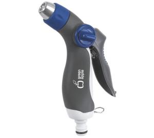 Пистолет-распылитель GREEN APPLE GWHM20-040 пластик, регулируемая латунная форсунка, 3 режима 