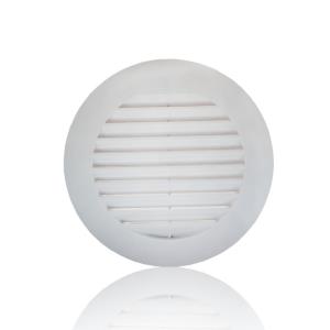 Решетка круглая D150 вытяжная АВС с фланцем D125 ЭРА