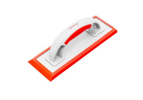 Терка пластмассовая для эпоксидной затирки, сменное резиновое покрытие, 250x95 мм, двухкомпонентная ручка Matrix