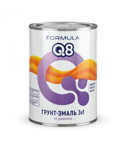 Грунт-эмаль Престиж F Q8 по ржавчине 3 в1 желтая 0,8кг