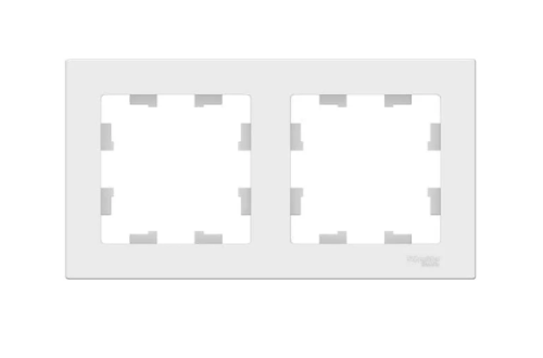 Рамка AtlasDesign 2-постовая, БЕЛЫЙ, SE 