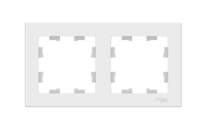 Рамка AtlasDesign 2-постовая, БЕЛЫЙ, SE 