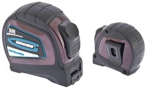 Рулетка GROSS, DoppelHaken, одностор зацеп, нейлон, двустор шкала, 3мx16мм