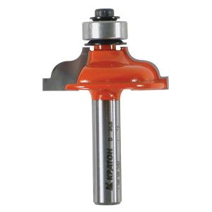 Фреза кромочная калевочная с подшипником Кратон PROFESSIONAL Ø34,9х13,0 мм R4,0/4,8 мм, хв.8 мм