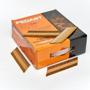 Гвозди для монтажного пистолета реечные тип D34, 3.05х75, RIEG гальв. кольц. накат., 2000 шт., FEDAST