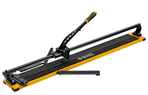 Плиткорез Denzel рельсовый 1200х16мм, каретка на подш., стальная станина, усил. рукоятка-пенал
