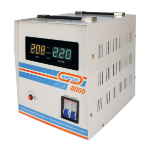 Стабилизатор напряжения ЭНЕРГИЯ с цифровым дисплеем АСН-8000 