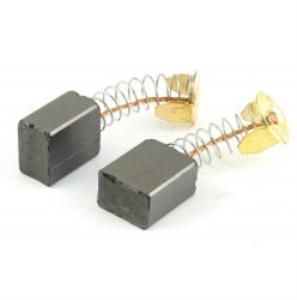 Щетка графитовая АЕЗ 6.5х13.5х18 Пружина, пятак-уши, отстрел 1 (МАКИТА СВ-153А)