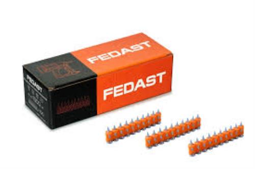 Гвозди для монтажного пистолета с кованым наконечником Bullet point 3.0х25мм, 1000 шт., FEDAST