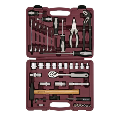 Набор инструмента Thorvik универсальный 1/4", 1/2"DR, 56 пр