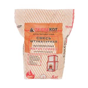 Смесь штукатурная Терракот жаростойкая 5 кг
