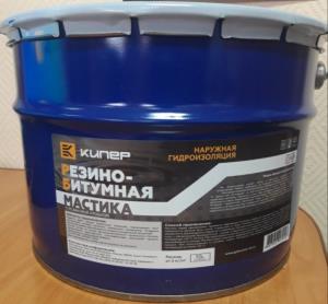 Мастика резино-битумная мастика с резиновой крошкой 5л