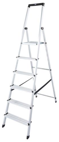 Стремянка алюминиевая KRAUSE SOLIDY, 6 ступеней